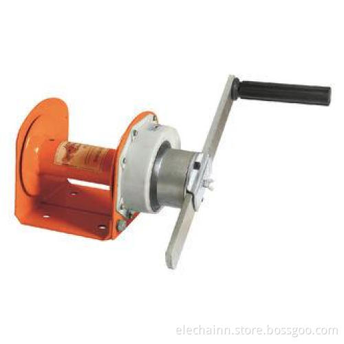 1 Ton Hand Lifting Winch For Ship Mooring , Portable Manual